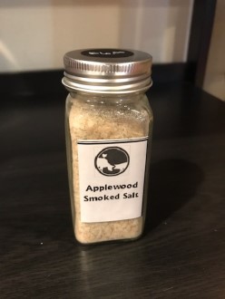 SPICE- APPLEWOOD SMOKED SALT 4 OZ BOTTLE $6.00