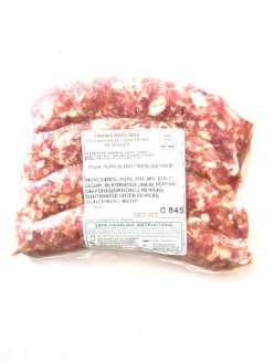 brats PEPPER & ONION-pork 4 PACK $8.00/LB
