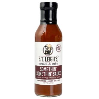 B.T. Leigh's Somethin' Somethin' Sweet and Tangy Barbeque Sauce $9.50